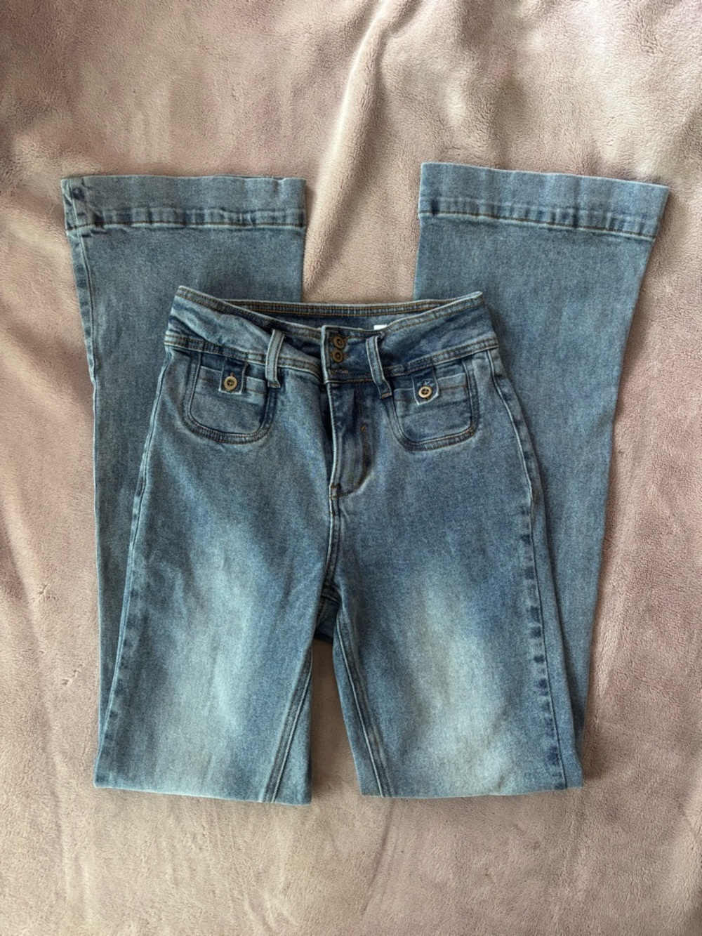 “a loves a” high waisted flare jeans